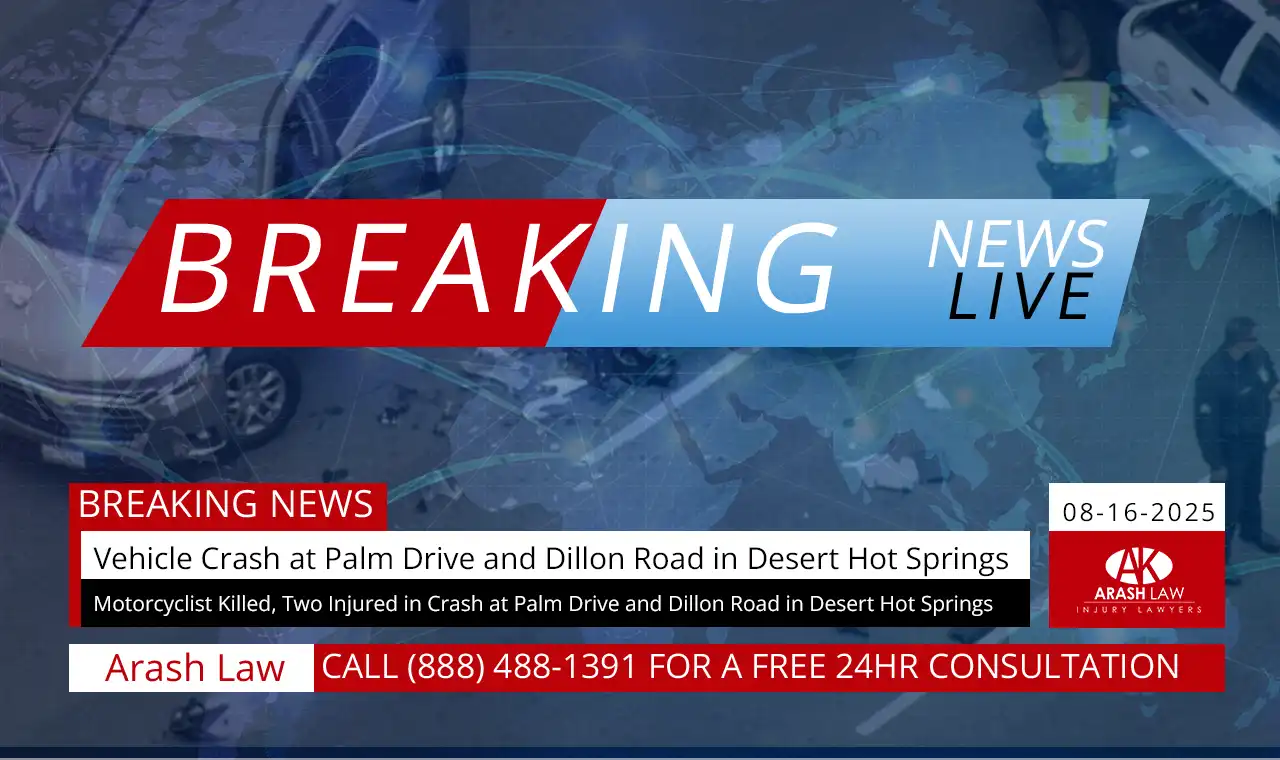 [08-16-2025] Fatal Two-Vehicle Crash in Desert Hot Springs