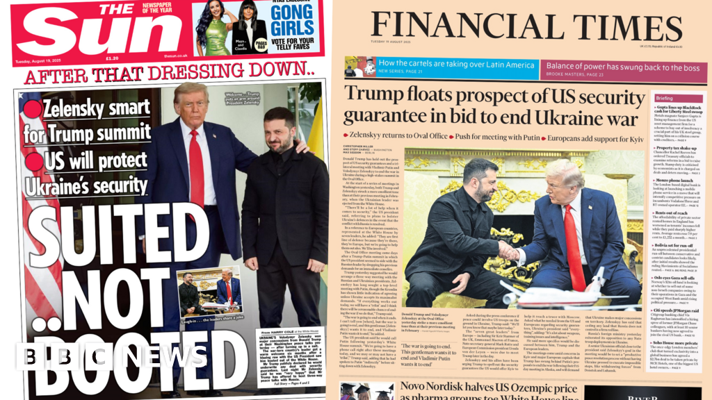 The Papers: 'Suited not booted' and 'property tax shake-up' 1 The Papers: 'Suited not booted' and 'property tax shake-up'