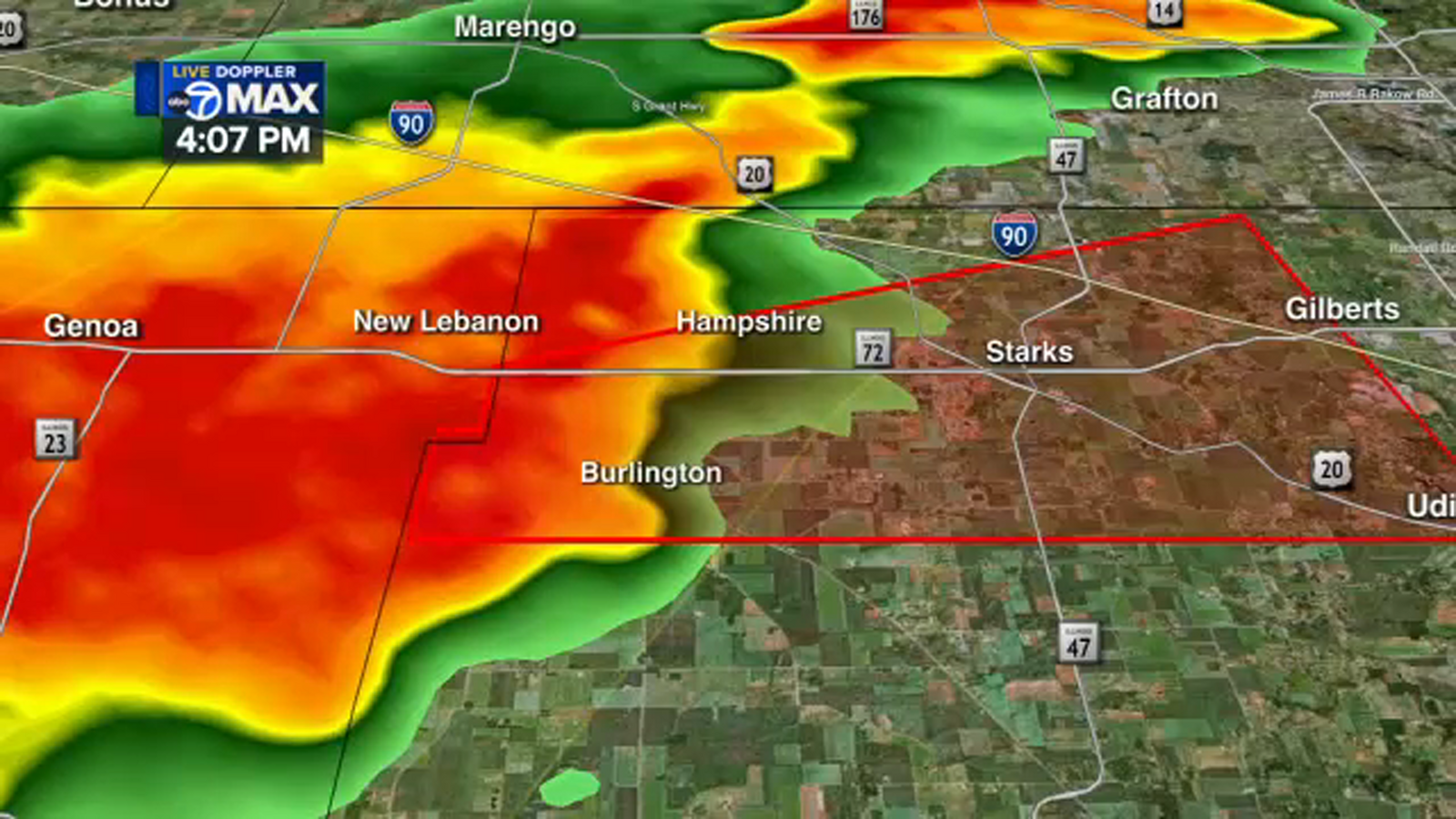 Chicago weather radar LIVE: Storms bring flash flooding, heavy rain; Severe Thunderstorm Warning, Tornado Warning expire