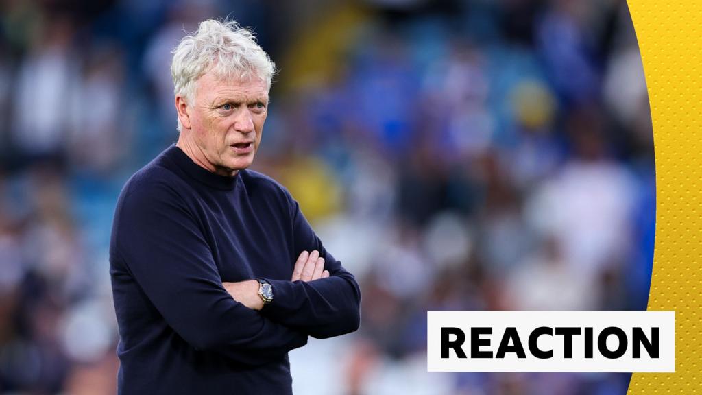 Leeds 1-0 Everton: David Moyes says VAR penalty decision against James Tarkowski 'poor'