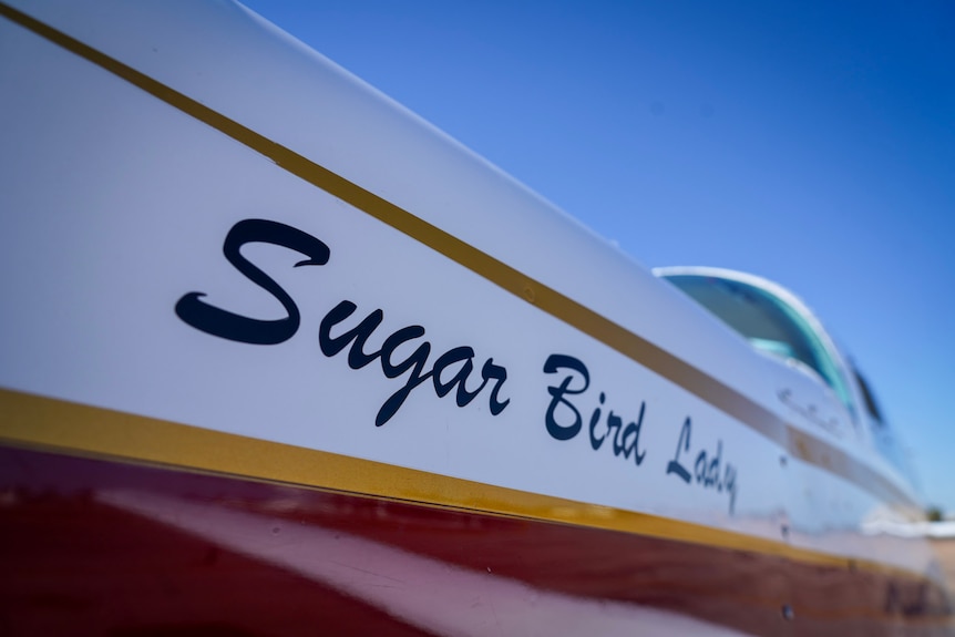 Vintage plane Sugar Bird Lady used for remote medical work returns to Broome