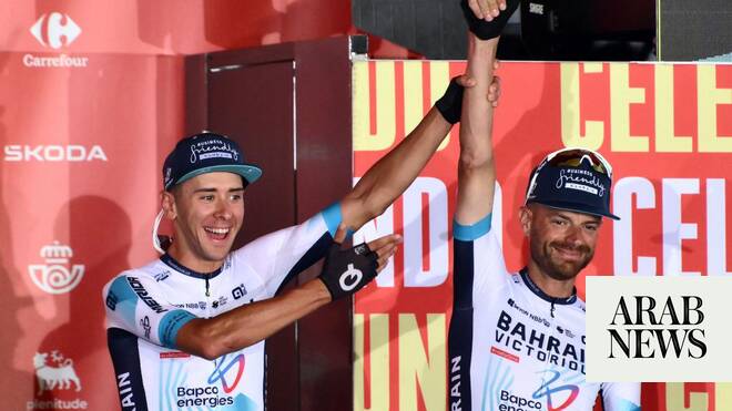 Bahrain Victorious rider Pickering's mad dash pays off in Grand Tour debut 1 Bahrain Victorious rider Pickering's mad dash pays off in Grand Tour debut