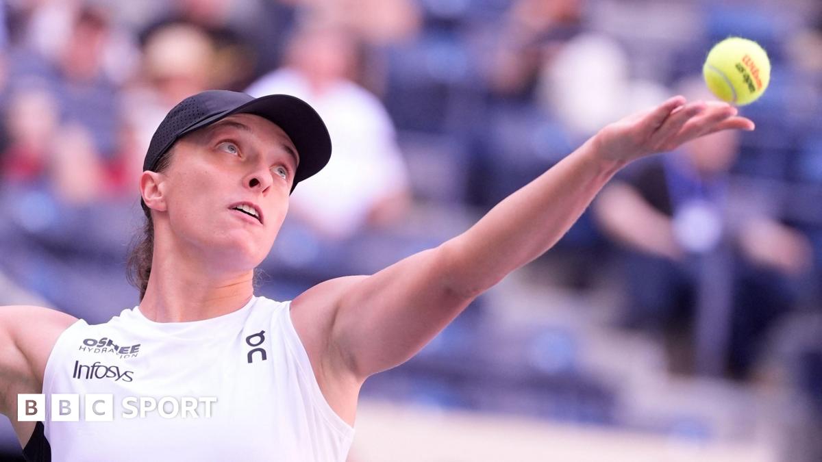 US Open 2025: Iga Swiatek begins title bid with win over Colombia's Emiliano Arango