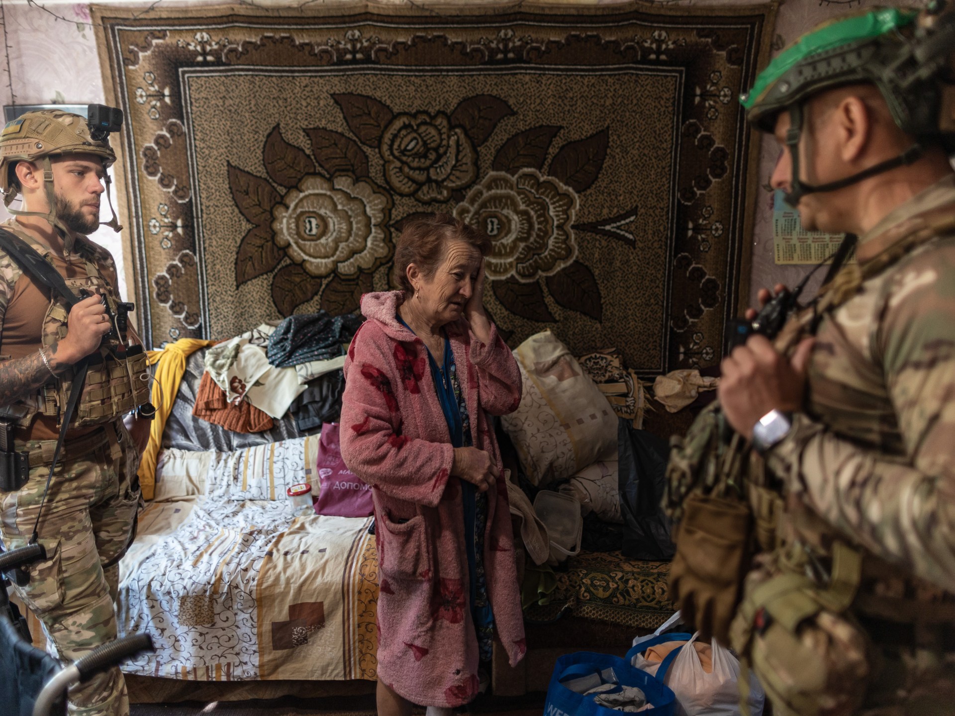 AA 20250813 38822656 38822591 EVACUATION FROM UKRAINIAN VILLAGE AFTER THE ADVANCE OF RUSSIAN TROOPS