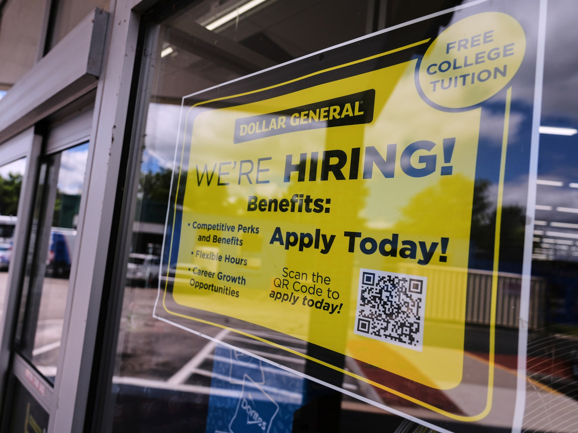 US consumer confidence tumbles as labour market slows | Business and Economy News