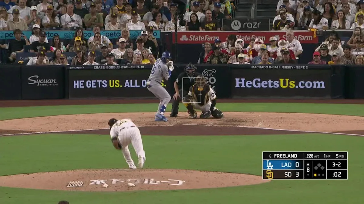 Alex Freeland's solo home run (2)