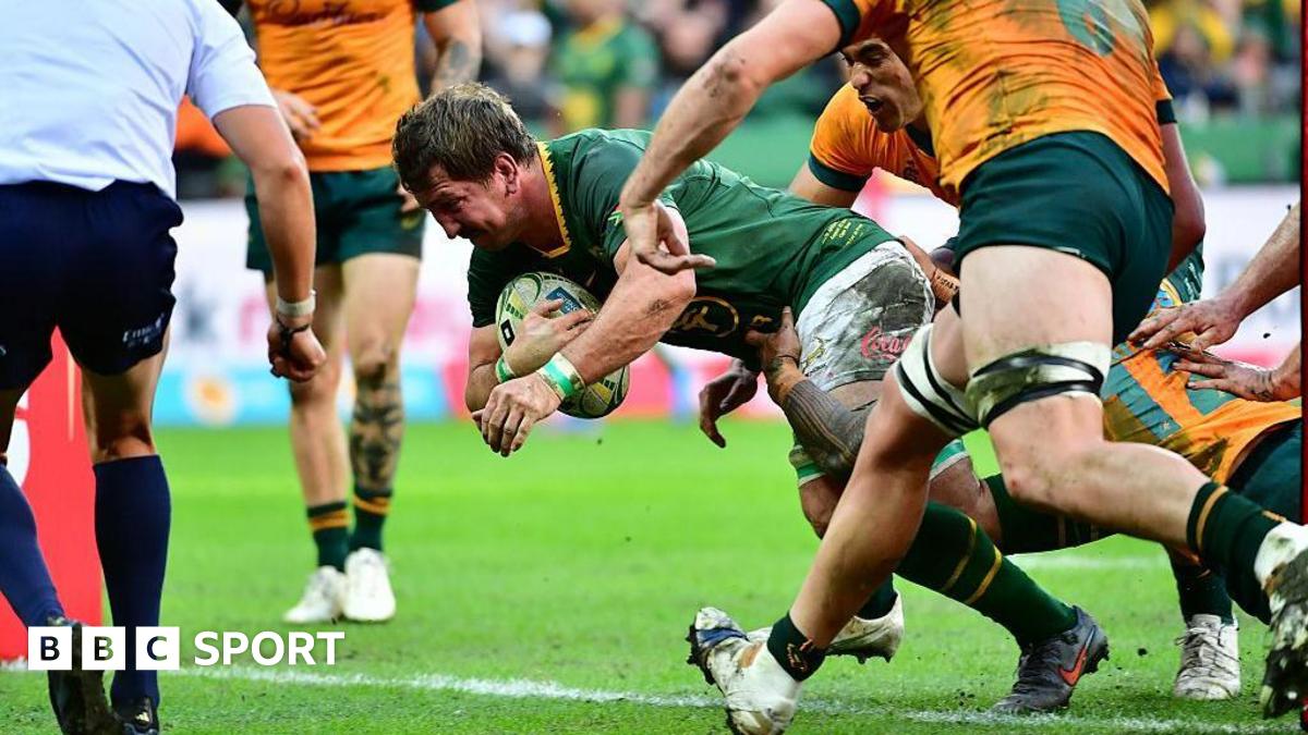 South Africa 30-22 Australia: Springboks bounce back from opening Rugby Championship defeat