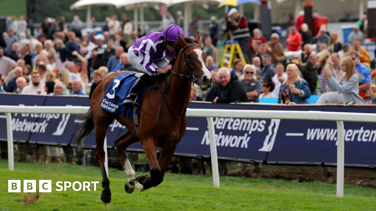 Yorkshire Oaks: Minnie Hauk completes Oaks treble with win at York