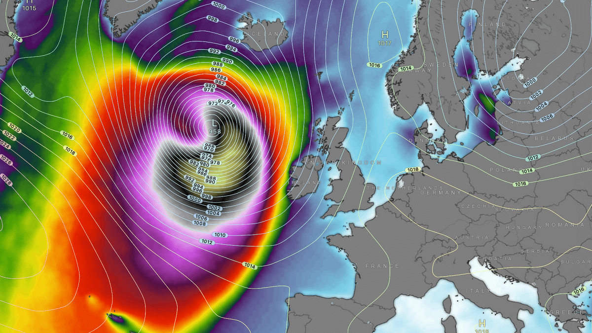 Ex-hurricane Erin's impact on weather in Western Europe