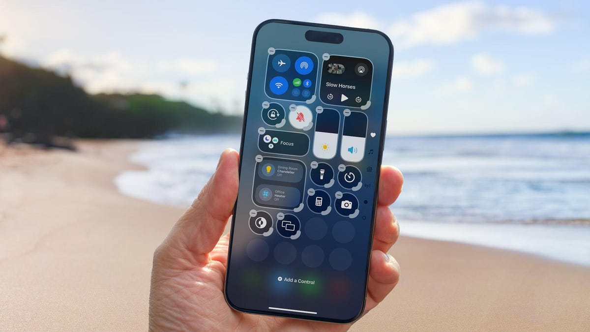 ios18 control center iphone beach hero