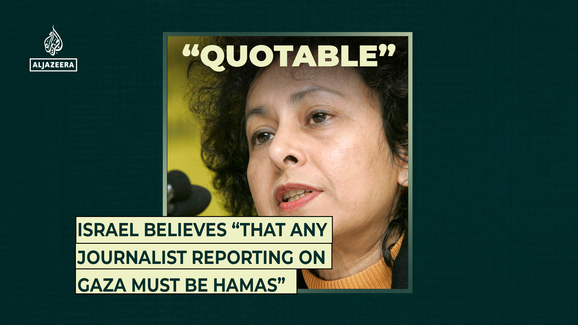 Israel believes “any journalist reporting on Gaza” must be Hamas 1 irene horz thumb 1755002713