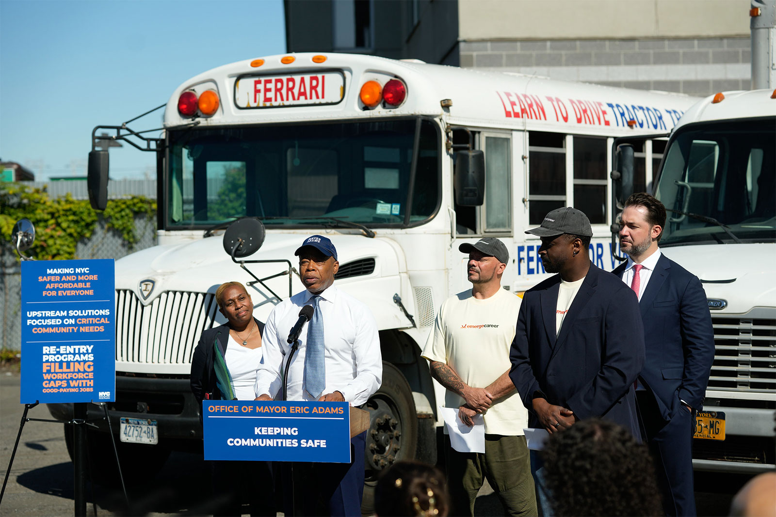 Mayor Adams Announces Major Expansion of Big-Rig Training Program for Justice-Involved New Yorkers