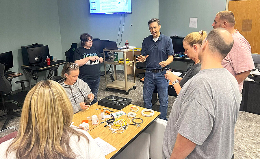 Educators explore tech careers during AU’s Telecommunications Boot Camp