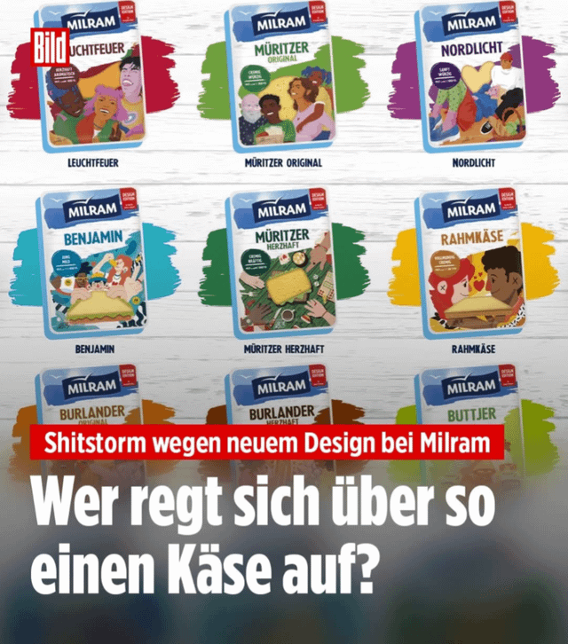 All das wegen Käse