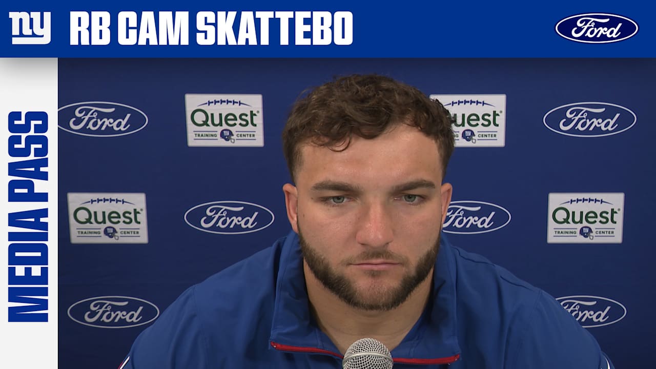 RB Cam Skattebo on his first NFL game