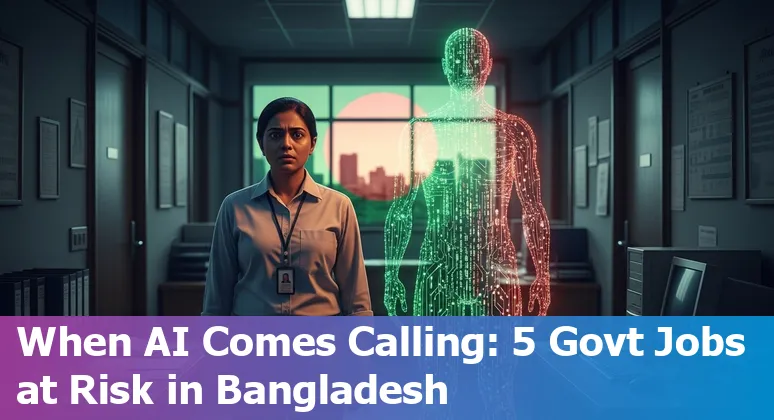 Top 5 Jobs in Government That Are Most at Risk from AI in Bangladesh