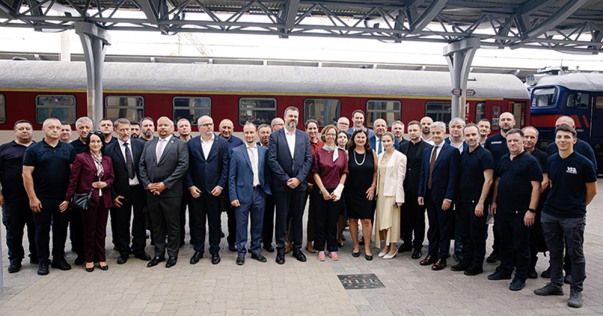Ukraine opens its first railway line with European track width standard, boosting the country’s integration with the European Union