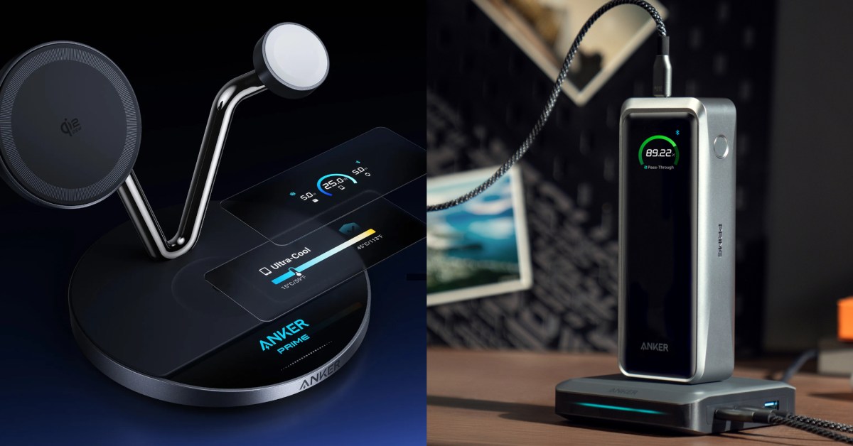 Anker reveals new Qi2.2 25W MagSafe stand with display, new 300W Prime power bank, more