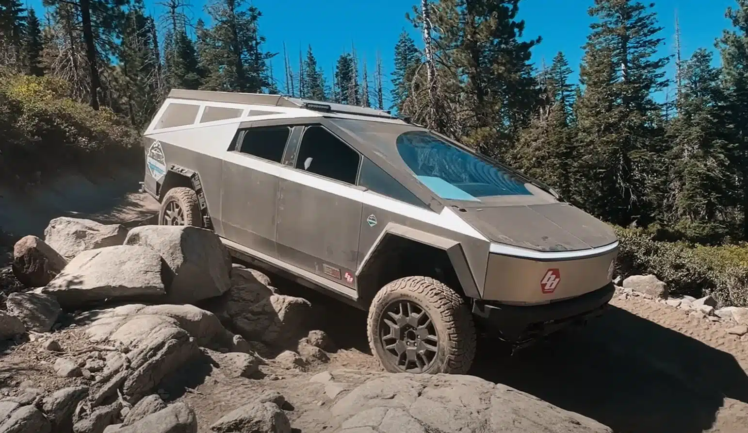 Tesla Cybertruck attempts California’s brutal Rubicon trail and it goes awkwardly