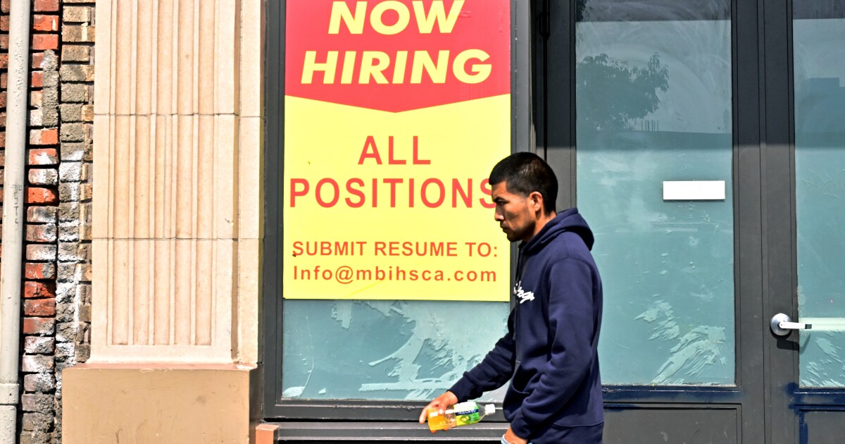 Job growth slows 75% from a year ago