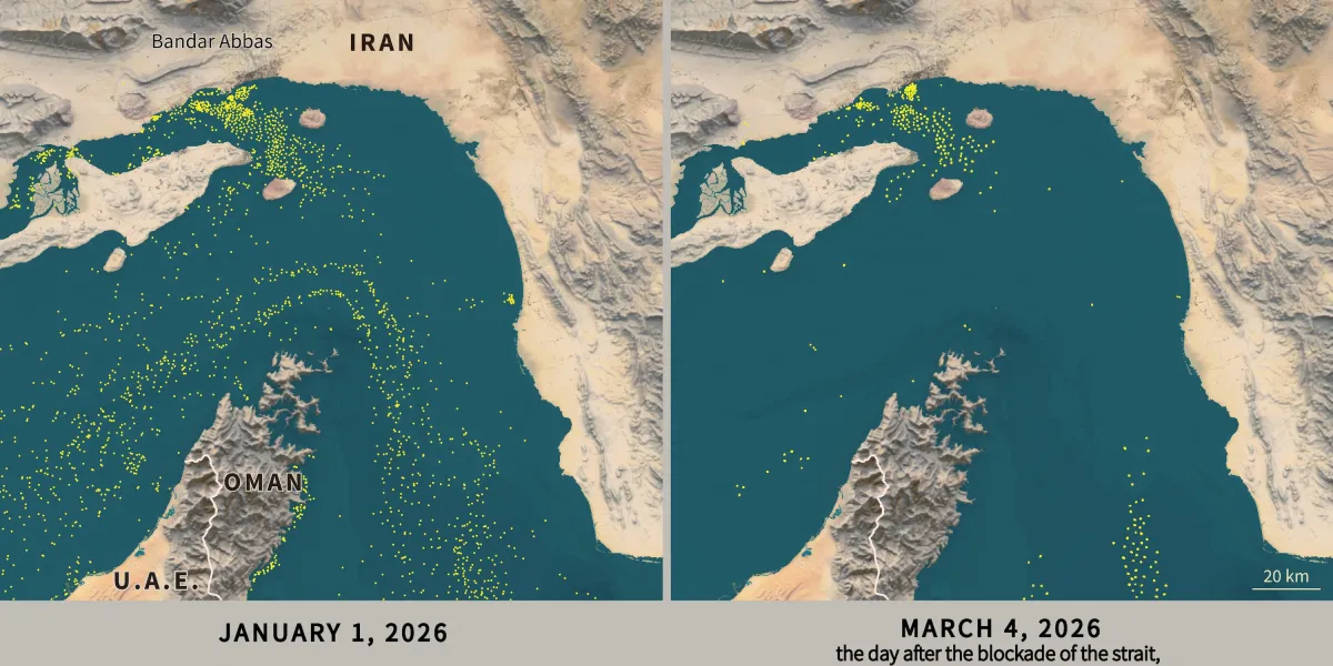 Oil price went over $100 after U.S. admitted it cannot control the Strait of Hormuz