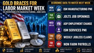 Gold braces for labor market week as investors eye manufacturing, jobs data 