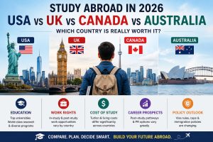 Best Country for International Students in 2026: USA, UK, Canada or Australia?